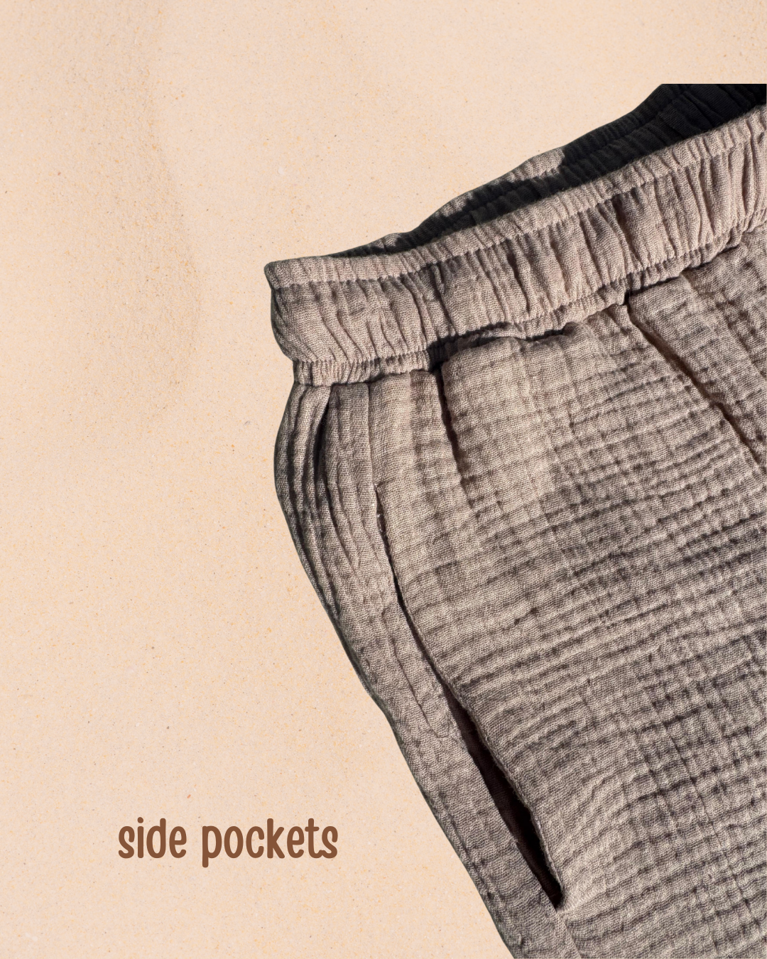 Men’s Muslin Drawstring Shorts