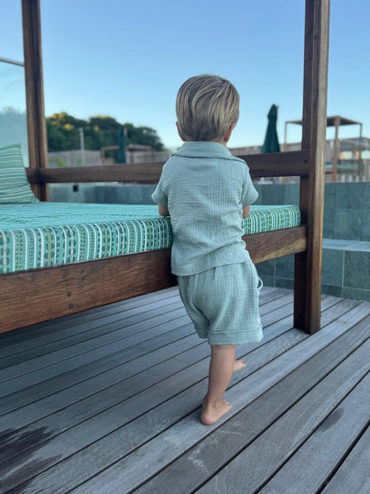 Baby Muslin Button Shirt