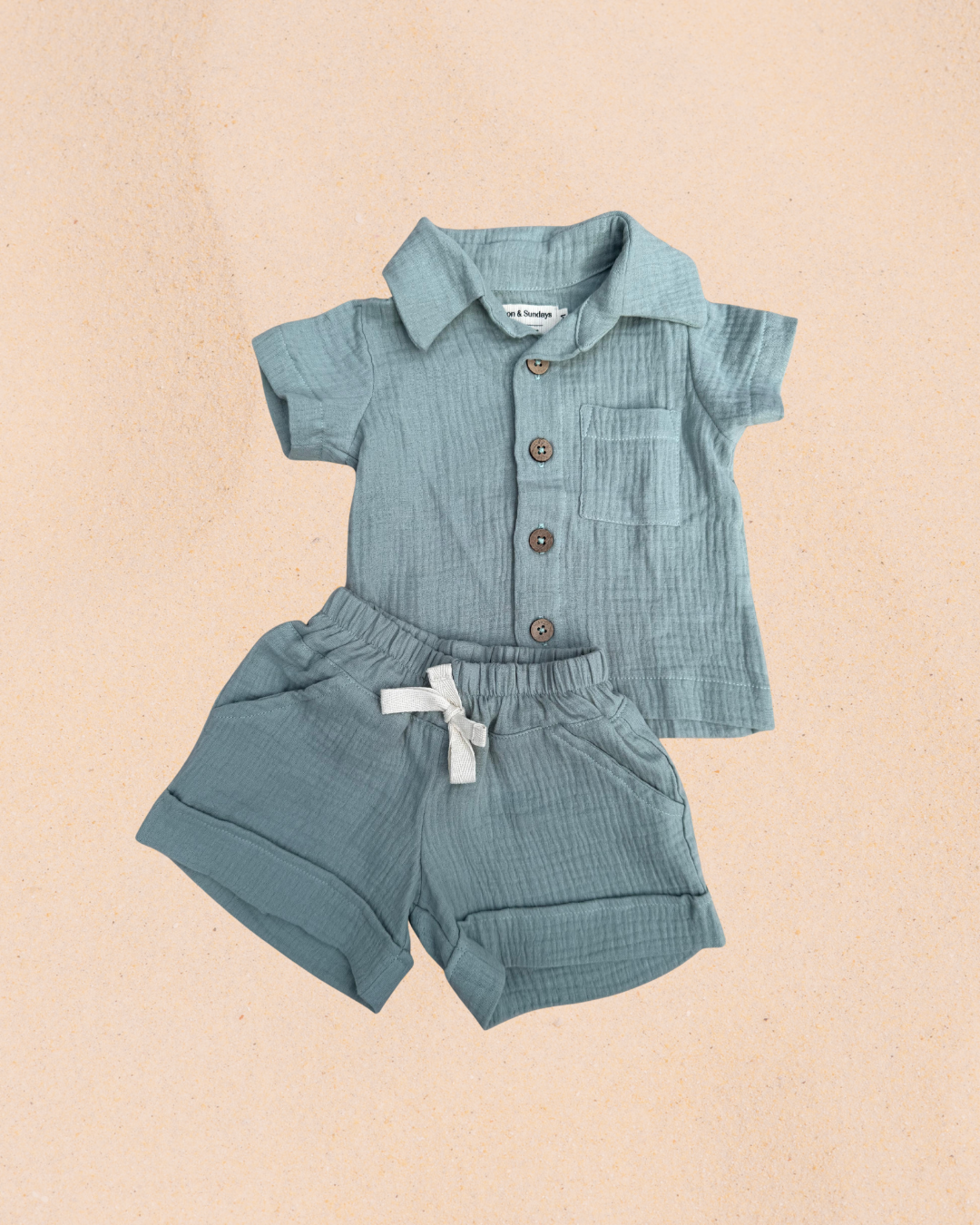 Baby Muslin Button Shirt