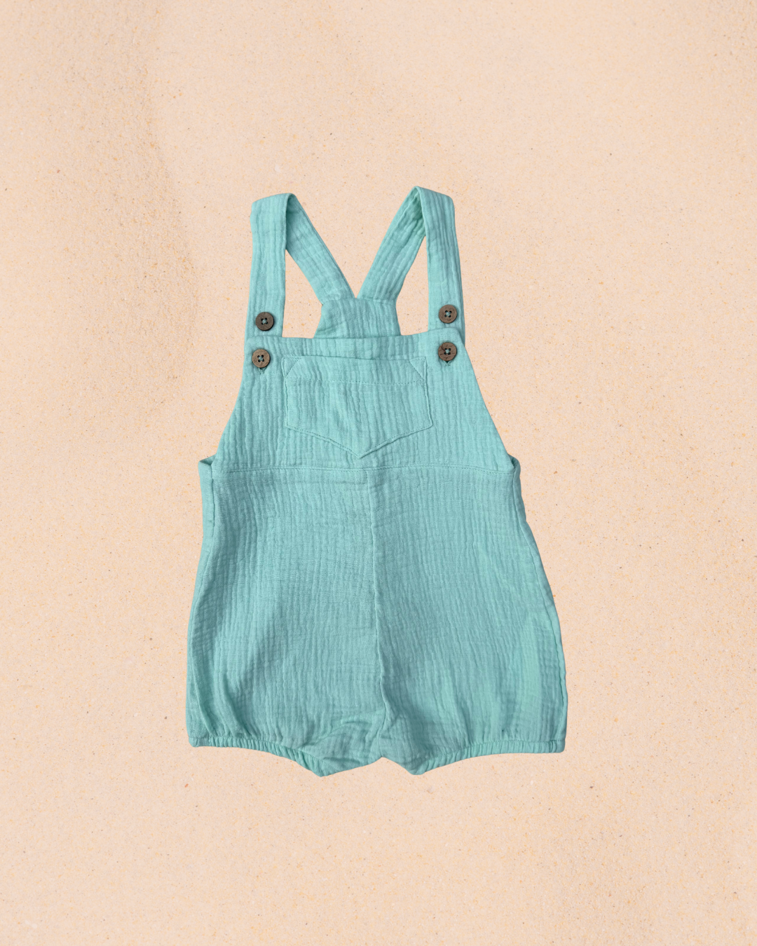 Baby Muslin Dungaree Onesie