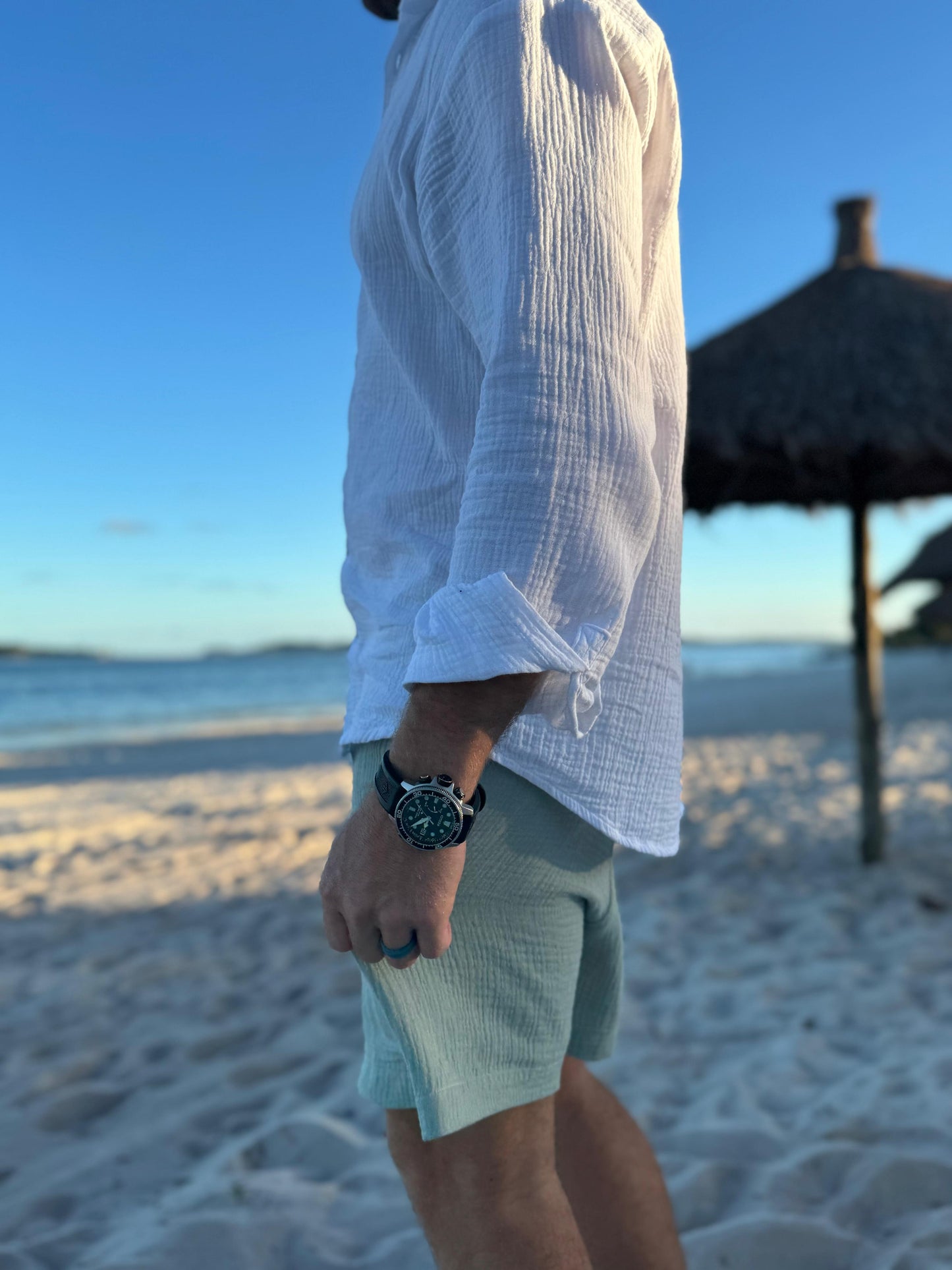 Men’s Muslin Drawstring Shorts