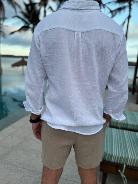 Men’s Muslin Button Shirt