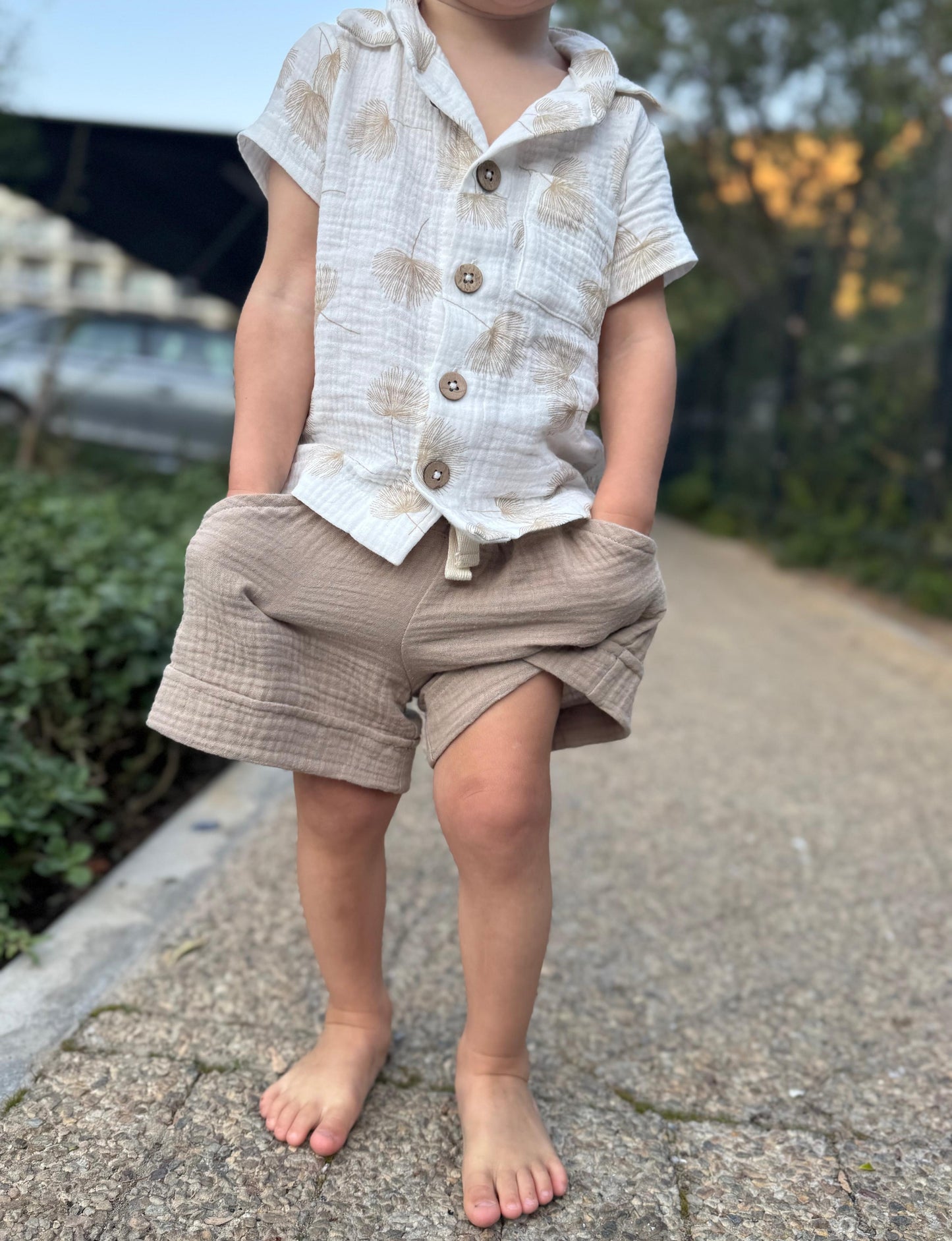 Baby Muslin Button Shirt