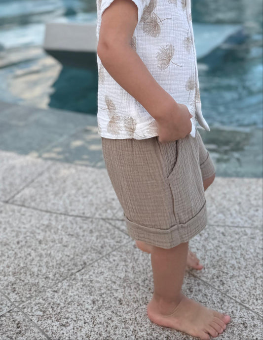 Baby Muslin Knot Shorts